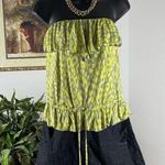 Rewind  Romper Women's Off the Shoulder Tie Dye XL Cuffed Pull-over Photo 0