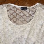 Wet Seal  Cream Sheath Mini Dress Scoop Neck Short Sleeve Photo 4