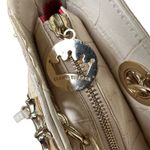 Elaine Turner  Woven Cream Leather & Raffia Shoulder Bag Photo 11