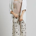 Free People Amber Palace Embroidered Wide Leg Pants Photo 0
