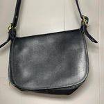 Coach Vintage  Black Leather Saddle Flap Bag Shoulder Purse Patricia Legacy 9951 Photo 1