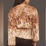 Anthropologie Tiny Valentina Long-Sleeve Printed Surplice Top (NEW) Photo 2