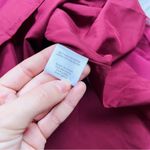 Modcloth  • Pretty Performative Dress chiffon fit & flare maroon embroidered folk Photo 8