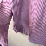 Splendid  Womens Oversized Waffle Knit Pink‎ Cozy Sweater Size Medium Outdoor Photo 4