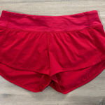 Lululemon Speed Up Short 2.5" Dark Red Women Size 6 Photo 0