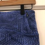 Tuff Athletics  blue geometric print athletic leggings women’s medium stretch Photo 7