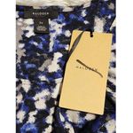 Halogen Woven Shell Grey Blue Texture Print Tank 3X NEW Photo 1