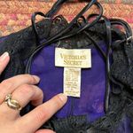 80s VTG VS PURPLE & BLACK LACE ONE PIECE BODYSUIT Photo 4