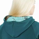 Realtree NWT  Ladies' Camo Teal Pullover Hoodie Size Small Photo 3
