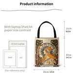 Autumn leaves witchy zodiac fairy bohemian Gypsy cottagecore canvas tote Photo 8
