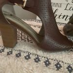 White Mountain  peep toe & stacked heel bootie!! Sandal 3.5” heel Photo 2