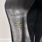 Anne Michelle Black Stiletto Mules shoe size 7.5 Photo 8
