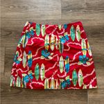 Old Navy  Reversible Red Varsity and Floral Skirt Photo 1