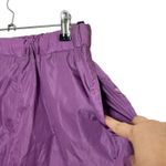 Aritzia TNA Nylon Shorts Women’s Size Small Purple High Rise Pull-On Pockets Photo 3