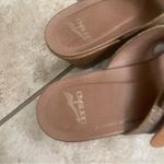 Dansko  Jessie Sand Lizard Two Strap  Leather Wedge‎ Heel Sandals Sz 39 US 8.5/9 Photo 6