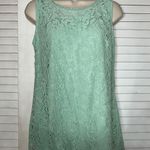 Isaac Mizrahi Live Lace Shell & Cardigan Set Mint Green Romantic Occasion S Photo 1