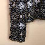 VTG Stenay Women’s Silk Beaded Floral Embroidered Hook Photo 4
