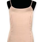 L'ATISTE  by Amy | M | Sexy Silky Double-Slit Front Rose Gold Sleeveless Dress Photo 2