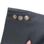 Pendleton Vintage  Wool Blazer Women's sz 12 Black Gold Buttons Preppy Academia Photo 6
