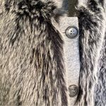 Three Dots  Faux Fur Vest Gray Photo 6