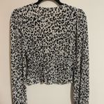 ZARA Long Sleeve Top Cheetah Print Photo 3