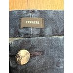EXPRESS Mid Rise Flare Jeans Dark Wash Ultra Stretch Size L Regular Photo 7