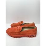 Blondo  Loafers Womens Size 5.5 Orange Suede Leather Waterproof Slip On Casual Photo 3