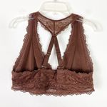 Savage X Fenty Warm Brown Floral Lace RacerbackāBralette Bra Size 2XL Photo 3