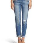 White House | Black Market 2xHP💝WHBM sz 2 girlfriend distress embellished jean Photo 2