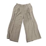 Rachel Roy  Women's Wide-Leg Pants Brown M Flowy Casual Pleated Photo 2