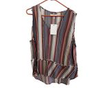Fourteenth Place NWT  Boho Striped
Hi Low Sleevless Blouse Size 1x
Nordstrom Photo 3