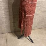 LC Lauren Conrad LC‎ Lauren Conrad XL Sweater Knit Crochet Maxi Dress Sleeveless Boho Rust Photo 2