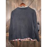 Blair ‎ VTG Women's Large Snowman Plaid Christmas Cardigan Pockets Embroidered Photo 5