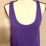 Gap || Purple tank t-shirt dress with layered design on  bottom Photo 1