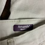 Gloria Vanderbilt Amanda Bootcut Pants Size 16 NWT Beige Neutral Photo 3