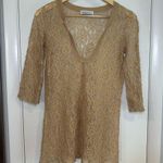 Jordan Taylor Vintage  Gold Lace Swim Cover-Up. OS. Photo 0