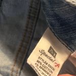 Women’s Denim Shorts Boho Aztec Patch Designs Blue Size M Photo 3