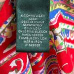 Ralph Lauren Lauren Women's Vintage Red Paisley Button Down Top Size PM Photo 7