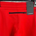J. LINDEBERG Red Odyssey Tights Fleece Lined Inside Drawstring Athletic XS New Photo 4
