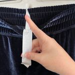 Fabletics Plus Size 2X Navy Blue Daria Velvet Jogger Pants Photo 4