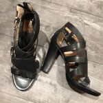 Pour La Victoire  nwot leather black heel sandals Photo 3