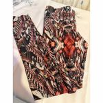 Onzie  Women's Feather Print Leggings Multicolor Size S Yoga Activewear Photo 1