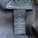 Lane Bryant Salt & Pepper Faux Leather Paneled Skirt Set Photo 7