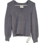 Abercrombie & Fitch Womens Soft AF Blue Long Sleeve Scoop Neck Sweater Size XS Photo 0