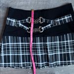Tripp NYC  Pkeated Plaid Chain Mini Skirt. small Photo 4