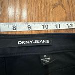 DKNY black ponte pull on trouser straight pant size 6 Photo 4