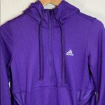 Adidas  Climawarm Transition Half Zip Pullover Hoodie Purple Women’s Size Small Photo 2