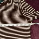 Ralph Lauren  Men's Brown and White Striped Long Sleeve Tee Photo 7