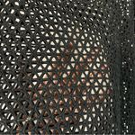 Women's Medium Crochet Tassel Sheer Coverup Boho Top Vacation Beach Black Photo 2