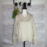 Cartolina Nantucket Abel Oat Cotton Cashmere Sweater Tan Size M Photo 1